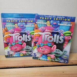 BLU-RAY/DVD Trolls Party Edition w/ dust cover